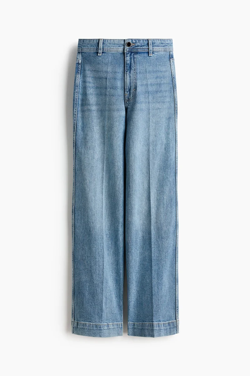H&M  Wide High Jeans for Women | Best Price UAE